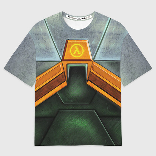 Мужская футболка оверсайз Gordon Freeman: Costume / 3D-принт – фото 1