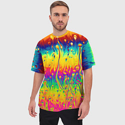 Футболка оверсайз мужская Tie dye, цвет: 3D-принт — фото 2