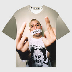 Футболка оверсайз мужская Eminem: I am Rap, цвет: 3D-принт