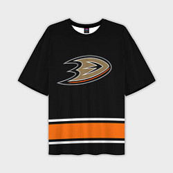 Футболка оверсайз мужская Anaheim Ducks Selanne, цвет: 3D-принт