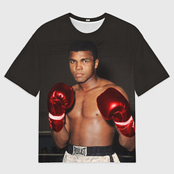 Футболка оверсайз мужская Мухаммед Али, цвет: 3D-принт