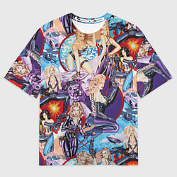 Футболка оверсайз мужская Как у Мэтт Тейлора с девушками, цвет: 3D-принт