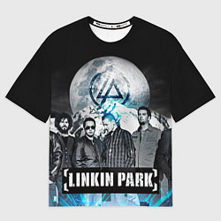 Мужская футболка оверсайз Linkin Park: Moon