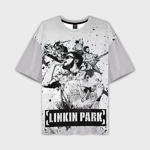 Мужская футболка оверсайз Linkin Park / 3D-принт – фото 1