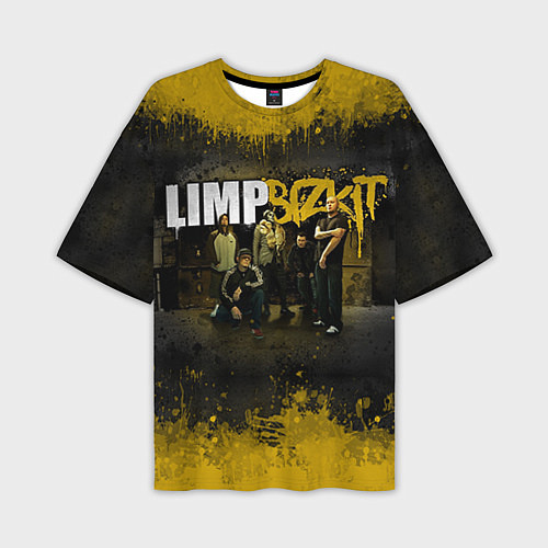 Мужская футболка оверсайз Limp Bizkit: Gold Street / 3D-принт – фото 1