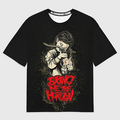 Мужская футболка оверсайз Bring Me The Horizon / 3D-принт – фото 1