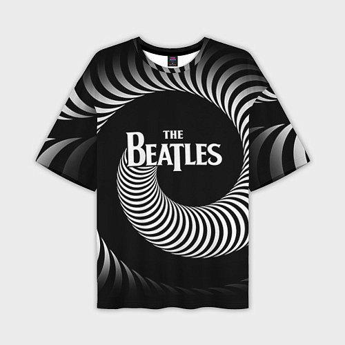 Мужская футболка оверсайз The Beatles: Stereo Type / 3D-принт – фото 1