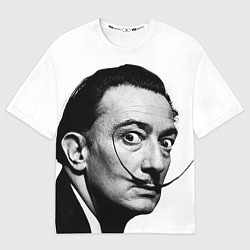 Футболка оверсайз мужская Сальвадор Дали, цвет: 3D-принт