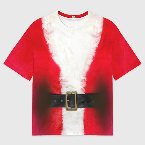 Мужская футболка оверсайз Дед мороз / 3D-принт – фото 1