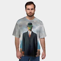 Футболка оверсайз мужская Сын человеческий, цвет: 3D-принт — фото 2