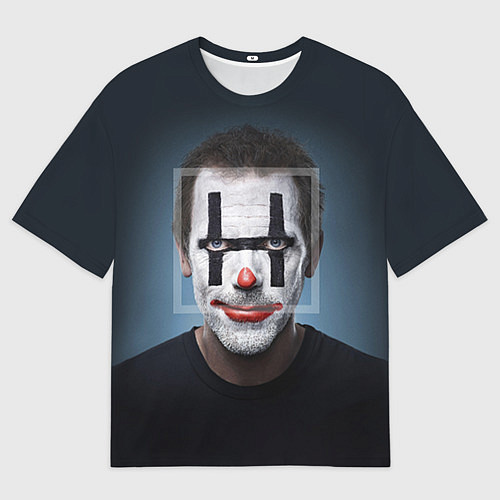 Мужская футболка оверсайз Clown House MD / 3D-принт – фото 1