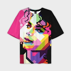 Мужская футболка оверсайз Michael Jackson Art