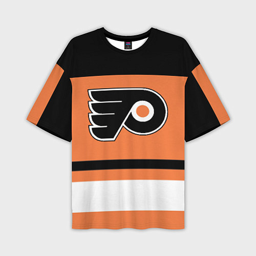 Мужская футболка оверсайз Philadelphia Flyers / 3D-принт – фото 1