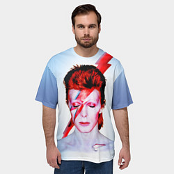 Футболка оверсайз мужская Aladdin sane, цвет: 3D-принт — фото 2