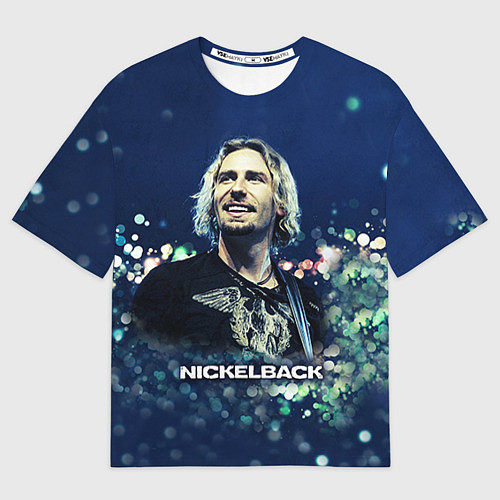 Мужская футболка оверсайз Nickelback: Chad Kroeger / 3D-принт – фото 1