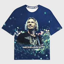 Футболка оверсайз мужская Nickelback: Chad Kroeger, цвет: 3D-принт