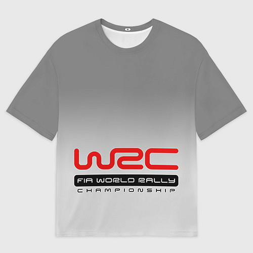 Мужская футболка оверсайз WRC / 3D-принт – фото 1