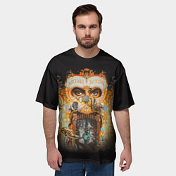 Футболка оверсайз мужская Michael Jackson Show, цвет: 3D-принт — фото 2