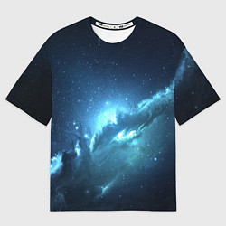 Мужская футболка оверсайз Atlantis Nebula