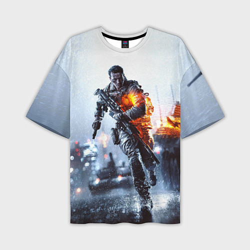 Мужская футболка оверсайз Battlefield Multiplayer / 3D-принт – фото 1