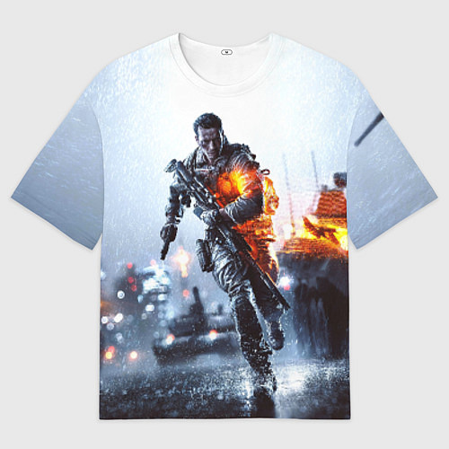 Мужская футболка оверсайз Battlefield Multiplayer / 3D-принт – фото 1