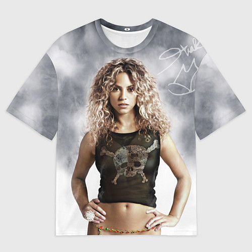 Мужская футболка оверсайз Шакира Изабель Мебарак Риполл / 3D-принт – фото 1