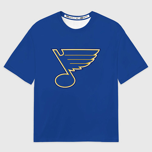 Мужская футболка оверсайз St Louis Blues: Tarasenko 91 / 3D-принт – фото 1
