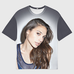 Футболка оверсайз мужская Галь Гадот, цвет: 3D-принт