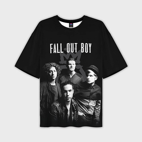 Мужская футболка оверсайз Fall out boy band / 3D-принт – фото 1