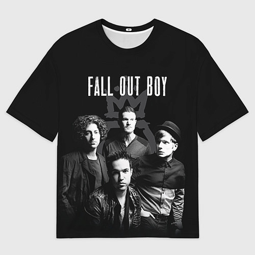 Мужская футболка оверсайз Fall out boy band / 3D-принт – фото 1