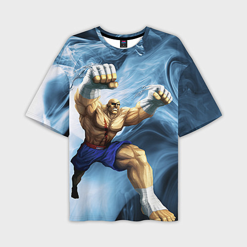 Мужская футболка оверсайз Muay Thai Rage / 3D-принт – фото 1