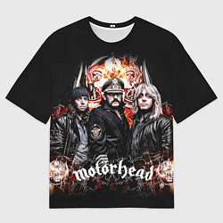 Футболка оверсайз мужская Motorhead Band, цвет: 3D-принт