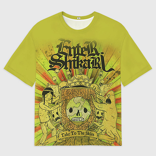 Мужская футболка оверсайз Enter Shikari: Take to the skies / 3D-принт – фото 1