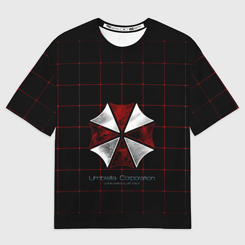 Мужская футболка оверсайз Umbrella Corporation - 2 / 3D-принт – фото 1