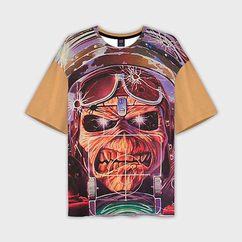 Мужская футболка оверсайз Iron Maiden: Dead Rider / 3D-принт – фото 1