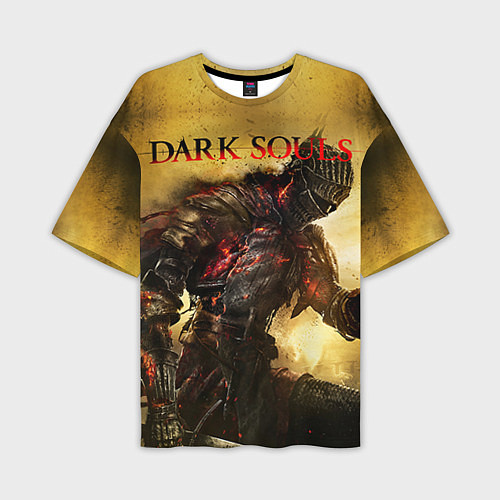 Мужская футболка оверсайз Dark Souls: Braveheart / 3D-принт – фото 1
