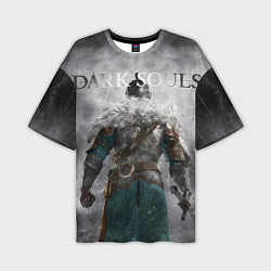 Мужская футболка оверсайз Dark Souls: Winter