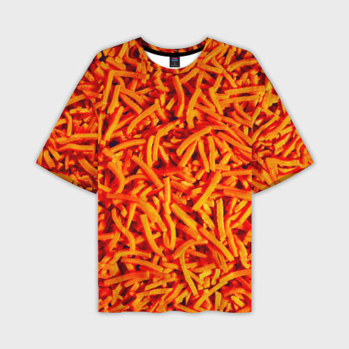 Мужская футболка оверсайз Морковь / 3D-принт – фото 1
