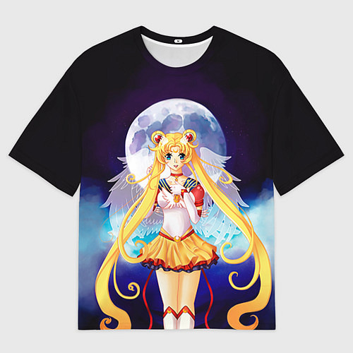 Мужская футболка оверсайз Сейлор Мун / 3D-принт – фото 1
