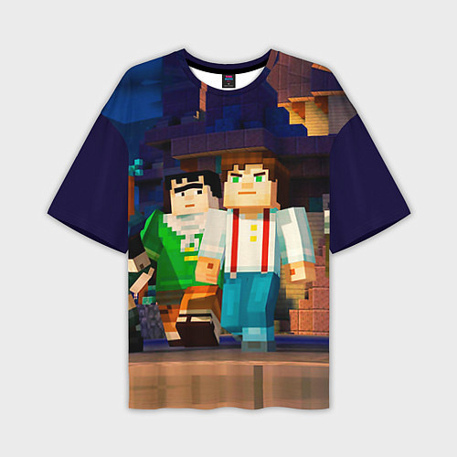 Мужская футболка оверсайз Minecraft Men's / 3D-принт – фото 1