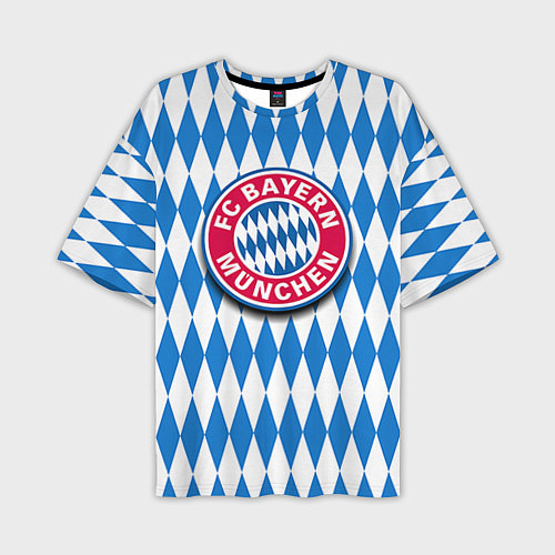 Мужская футболка оверсайз FC Bayern Munchen / 3D-принт – фото 1
