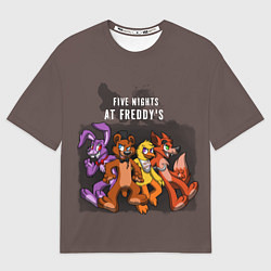 Футболка оверсайз мужская Five Nights At Freddy's, цвет: 3D-принт