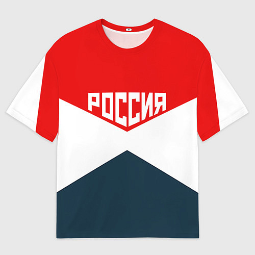 Мужская футболка оверсайз Форма России / 3D-принт – фото 1