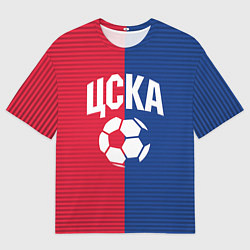 Футболка оверсайз мужская ЦСКА, цвет: 3D-принт