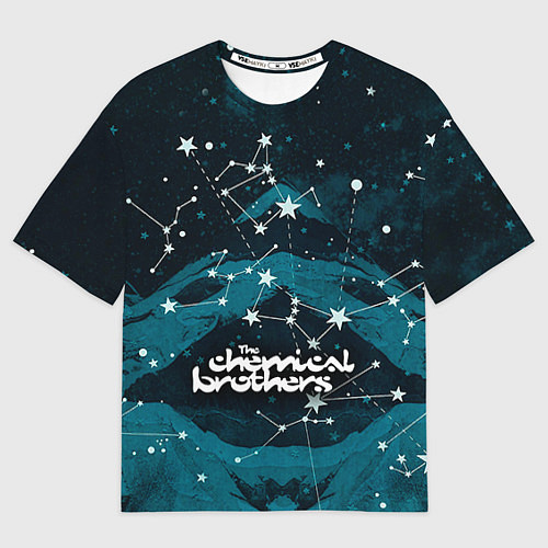 Мужская футболка оверсайз Chemical Brothers: Space / 3D-принт – фото 1