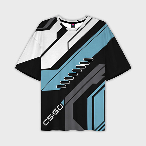 Мужская футболка оверсайз CS:GO Vulcan Style / 3D-принт – фото 1