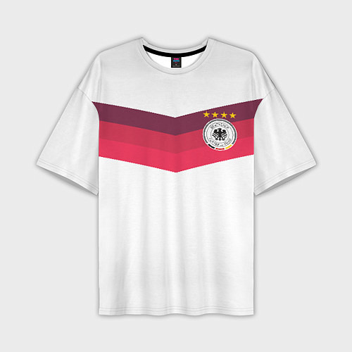 Мужская футболка оверсайз Сборная Германии по футболу / 3D-принт – фото 1