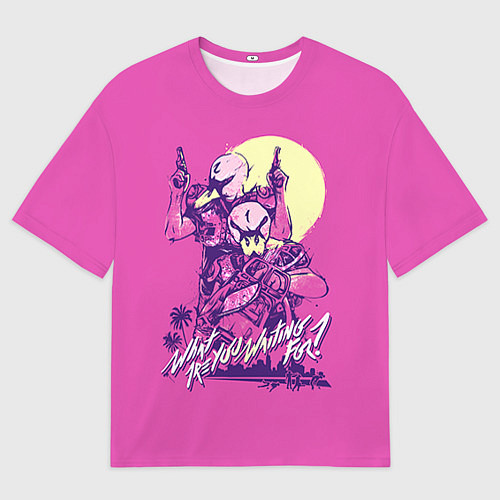 Мужская футболка оверсайз What are you waiting for? / 3D-принт – фото 1