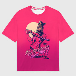 Футболка оверсайз мужская So we are actually doing this?, цвет: 3D-принт