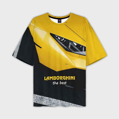 Мужская футболка оверсайз Lamborghini the best / 3D-принт – фото 1